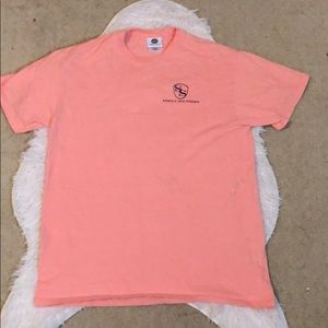 **SOLD** peach simply southern t-shirt (medium)